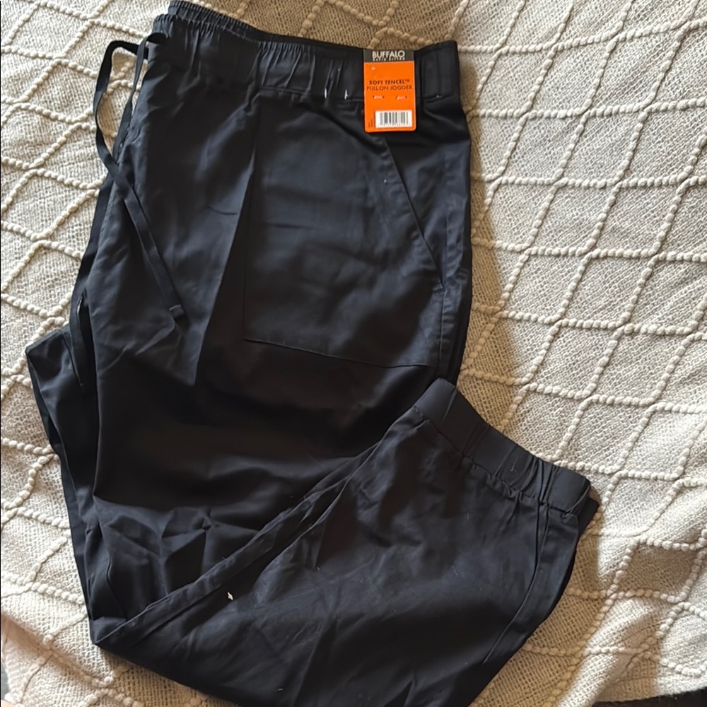 Buffalo David Bitton Black Cargo Pants